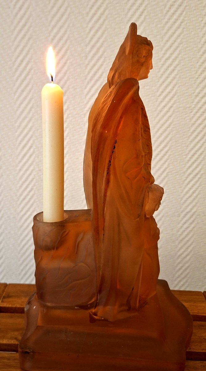 ANGE GARDIEN A LA BOUGIE-photo-3