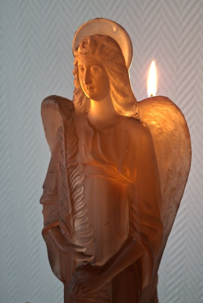 ANGE GARDIEN A LA BOUGIE