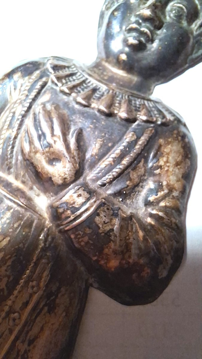 ex voto fillette en argent Italie XIXe-photo-4