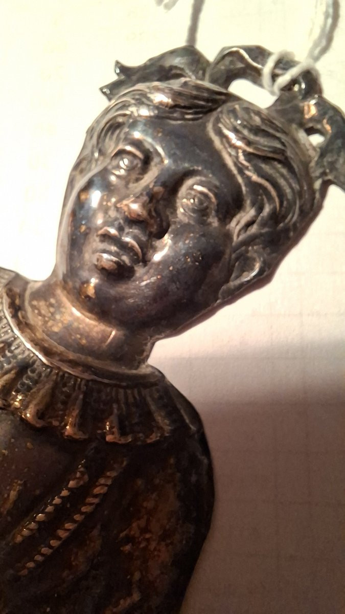 ex voto fillette en argent Italie XIXe-photo-4