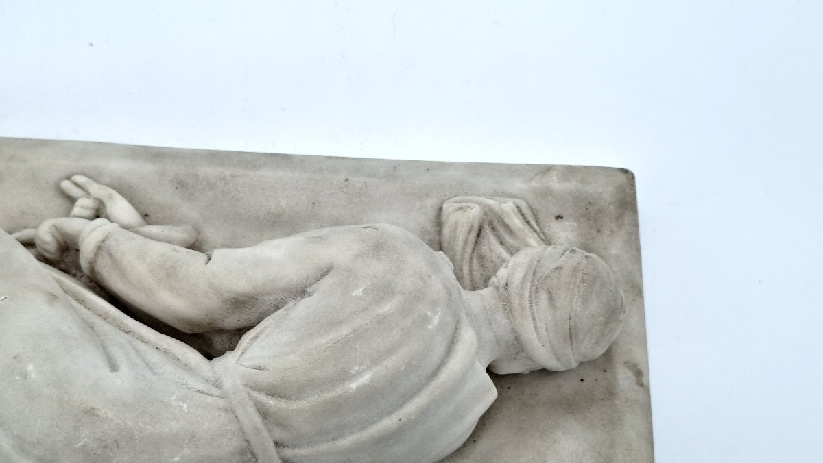 sculpture  sainte Cécile, chef d’œuvre,  de stefano maderno . albatre  XIXe-photo-4