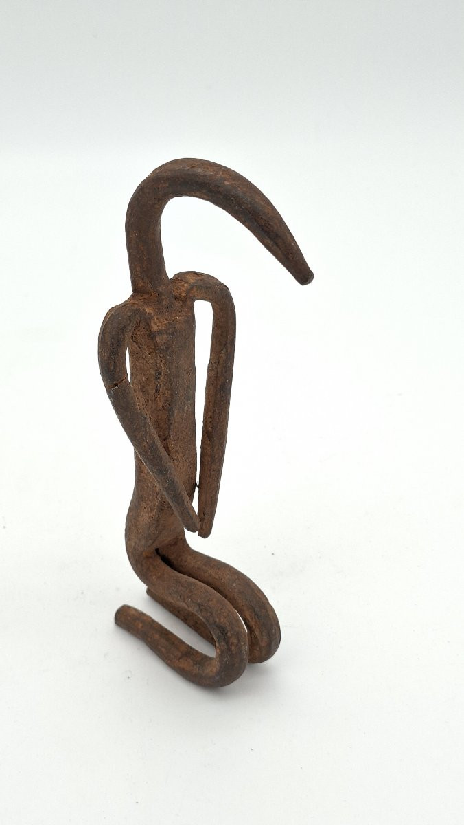 Dogon Wrought Iron Slave Statue, Mali-photo-2