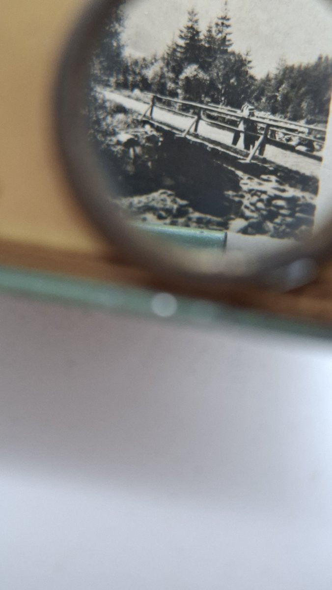 Imperial Stereoscope Lithographed Advertising Tin Sign, 1900-photo-1