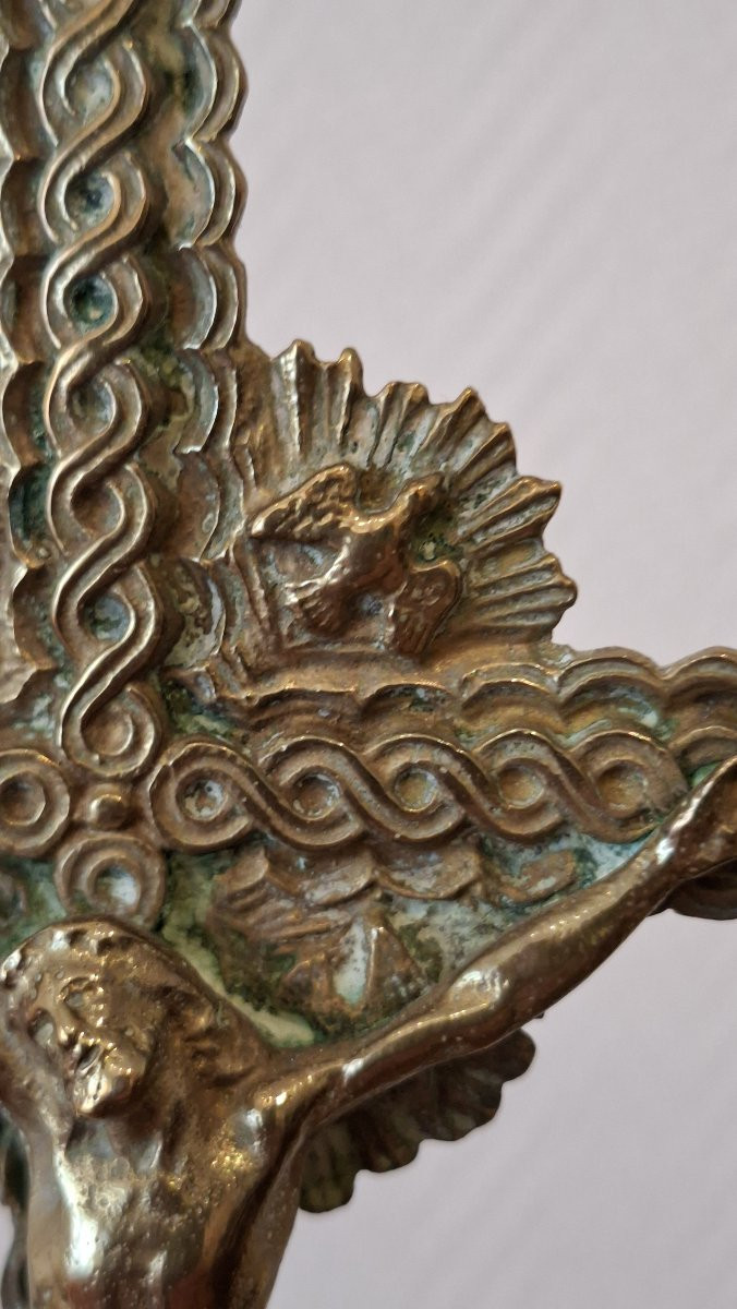 Regency Crucifice With Crystal Reliquary-photo-5