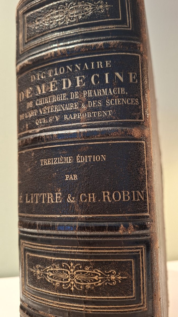 DICTIONNAIRE DE MEDECINE  ET PHARMACIE LITTRE 1873-photo-3