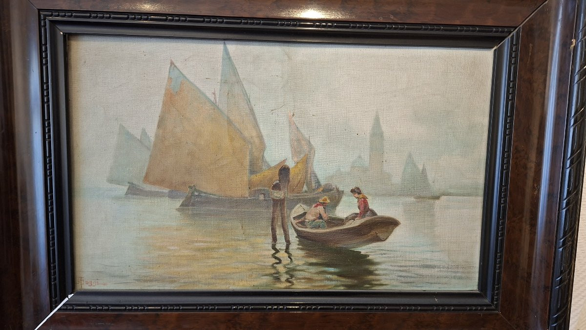 le réveil de la lagune de Venise XIXe-photo-4