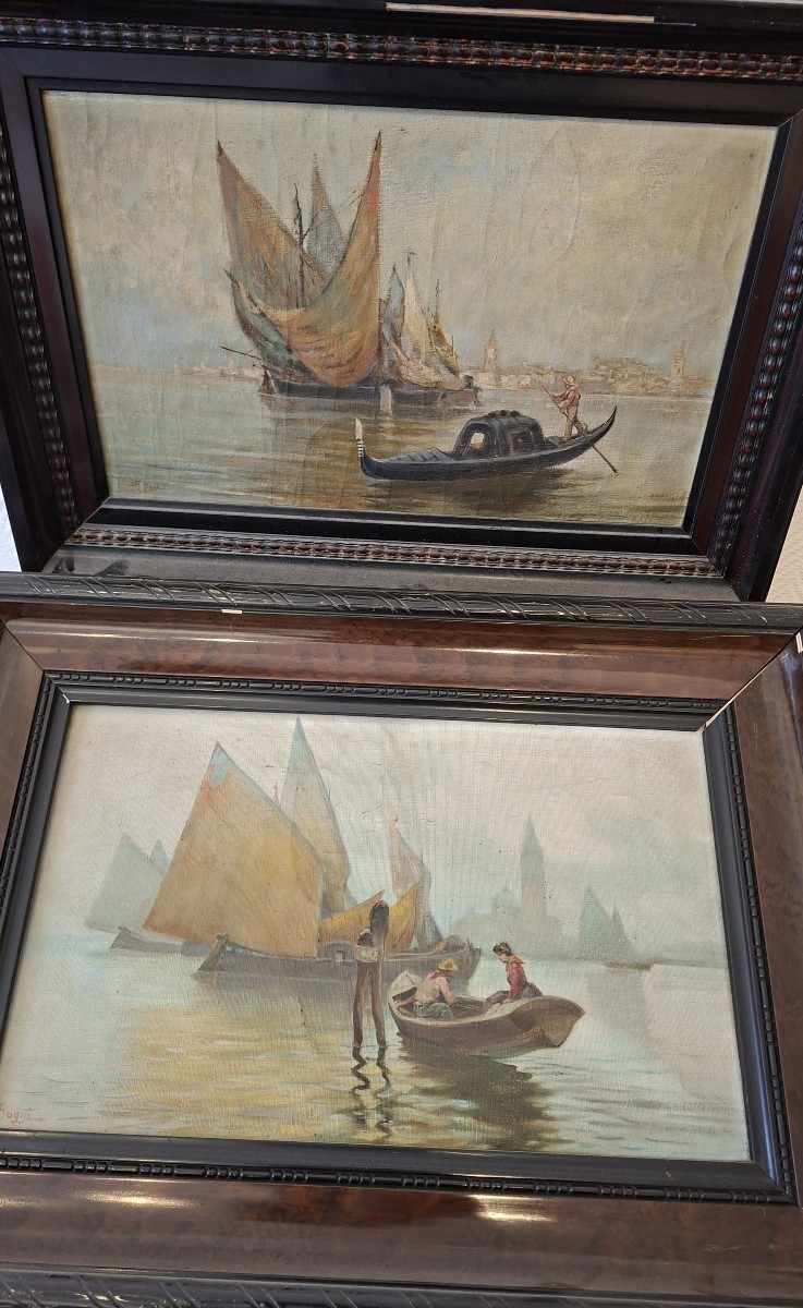 le réveil de la lagune de Venise XIXe