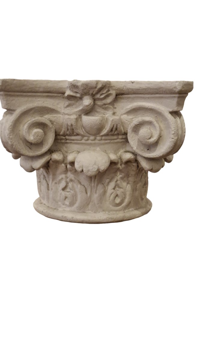 CHAPITEAU CORINTHIEN SOCLE D ’ACADEMIE-photo-2