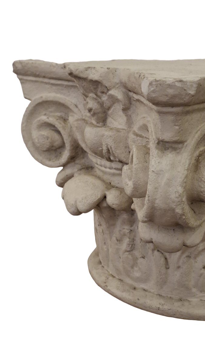 CHAPITEAU CORINTHIEN SOCLE D ’ACADEMIE-photo-4