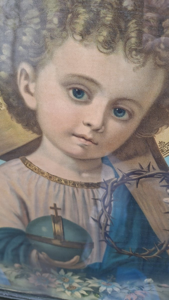 Early Twentieth-century Chromo Pendants With A Gentle Touch.-photo-3