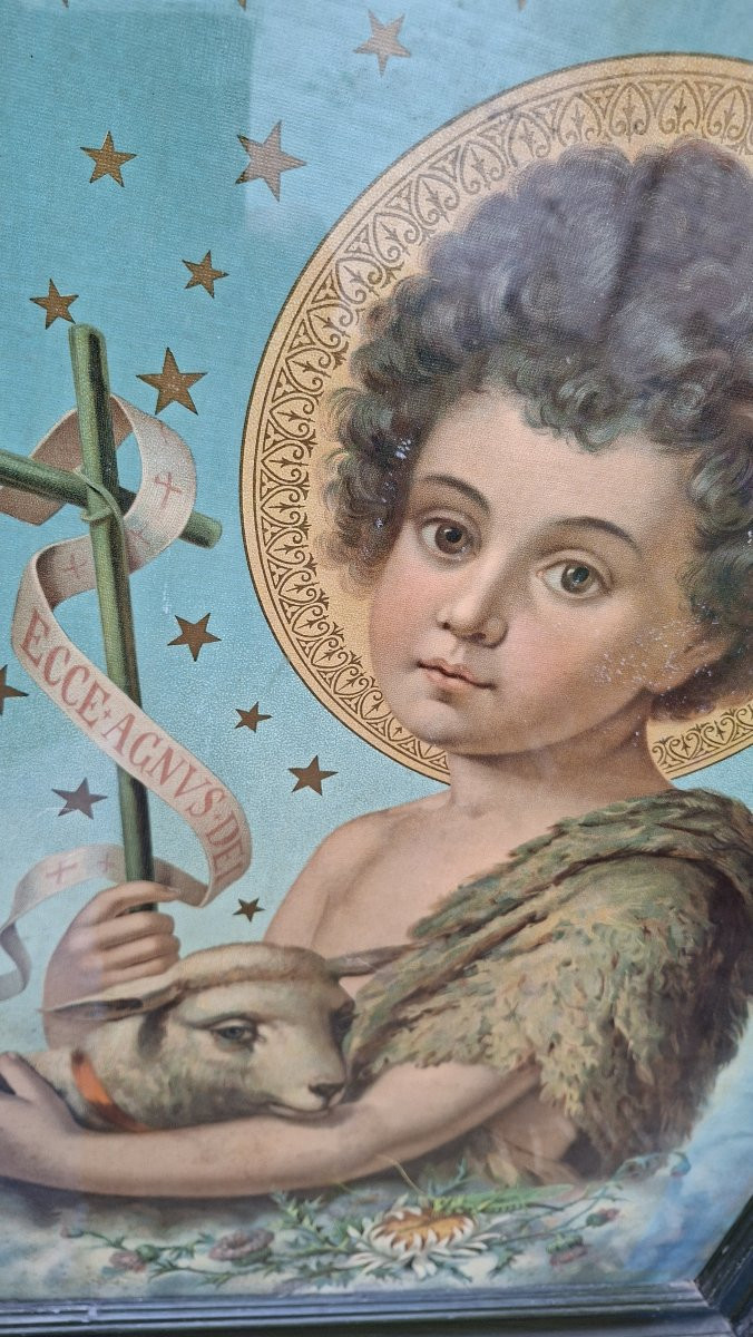 Early Twentieth-century Chromo Pendants With A Gentle Touch.-photo-4