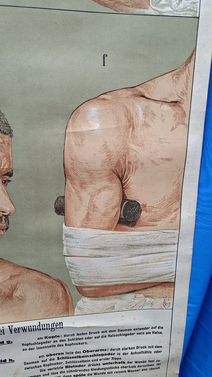 Poster Of First Aid Bandages In 1900-photo-1