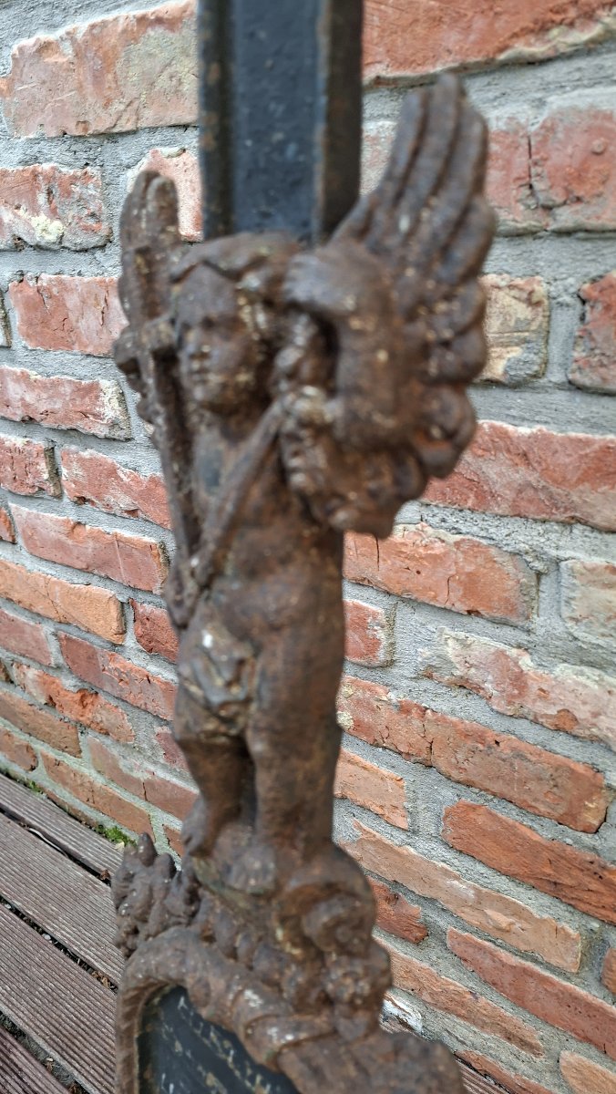 CROIX ART FUNERAIRE FONTE BAROQUE-photo-6