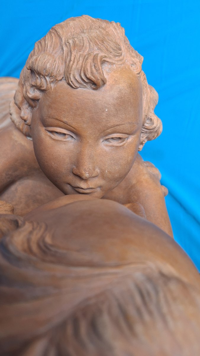 TERRE CUITE  ART DECO   -photo-2