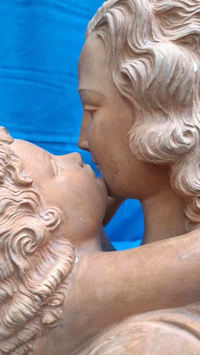 TERRE CUITE  ART DECO   -photo-5