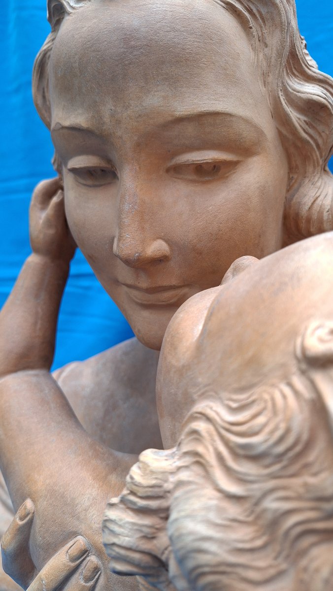 TERRE CUITE  ART DECO   -photo-6