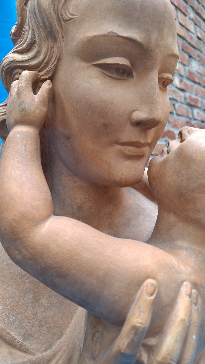 TERRE CUITE  ART DECO   -photo-8