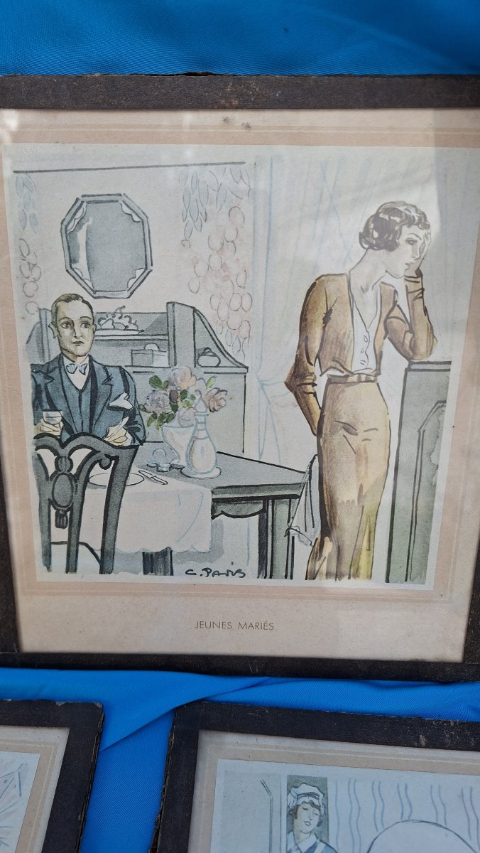 GRAVURES PUBLICITAIRES  ART DECO  GEORGES  PAVIS -photo-2