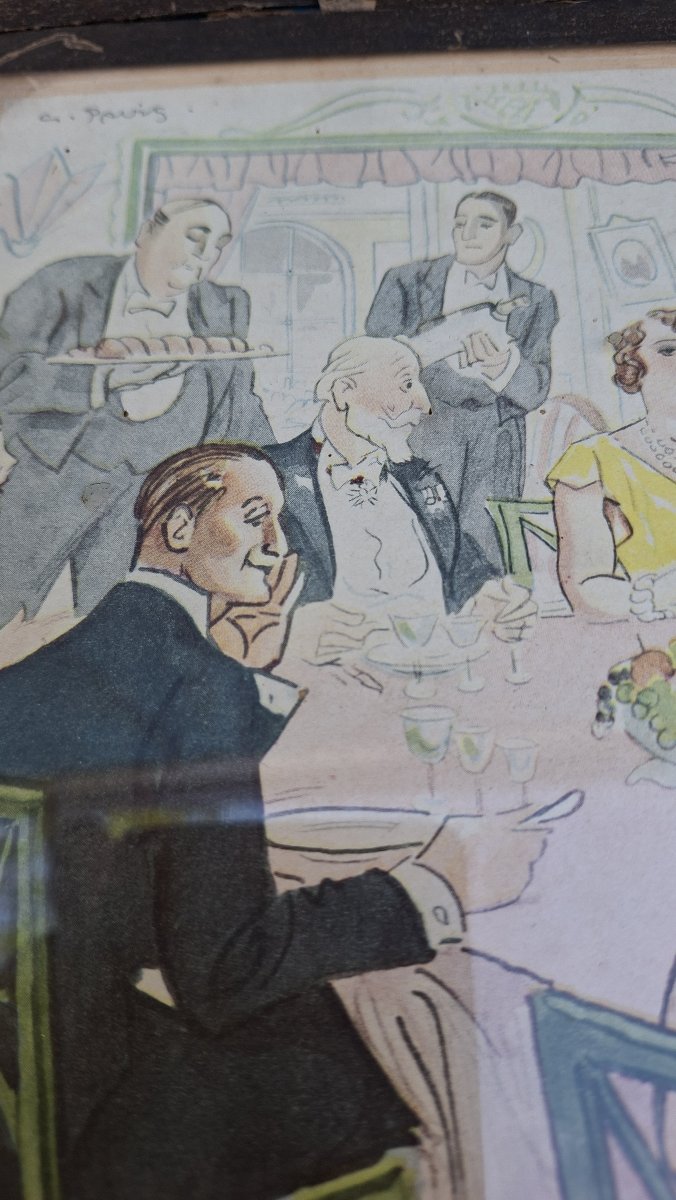 GRAVURES PUBLICITAIRES  ART DECO  GEORGES  PAVIS -photo-1