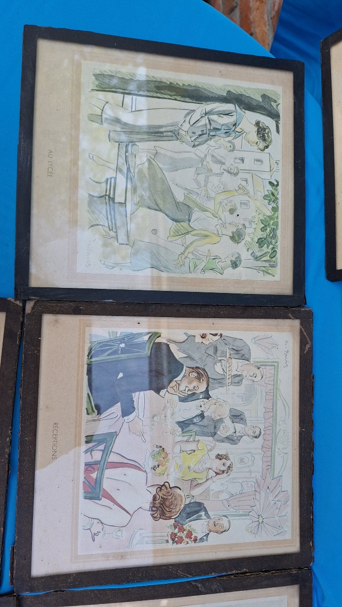 GRAVURES PUBLICITAIRES  ART DECO  GEORGES  PAVIS -photo-4