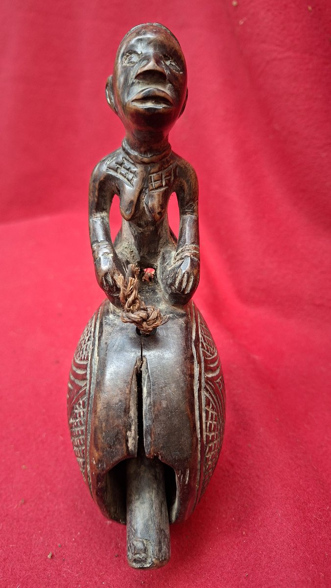 CLOCHE DIBU BAOULE YOMBE DU CONGO-photo-3