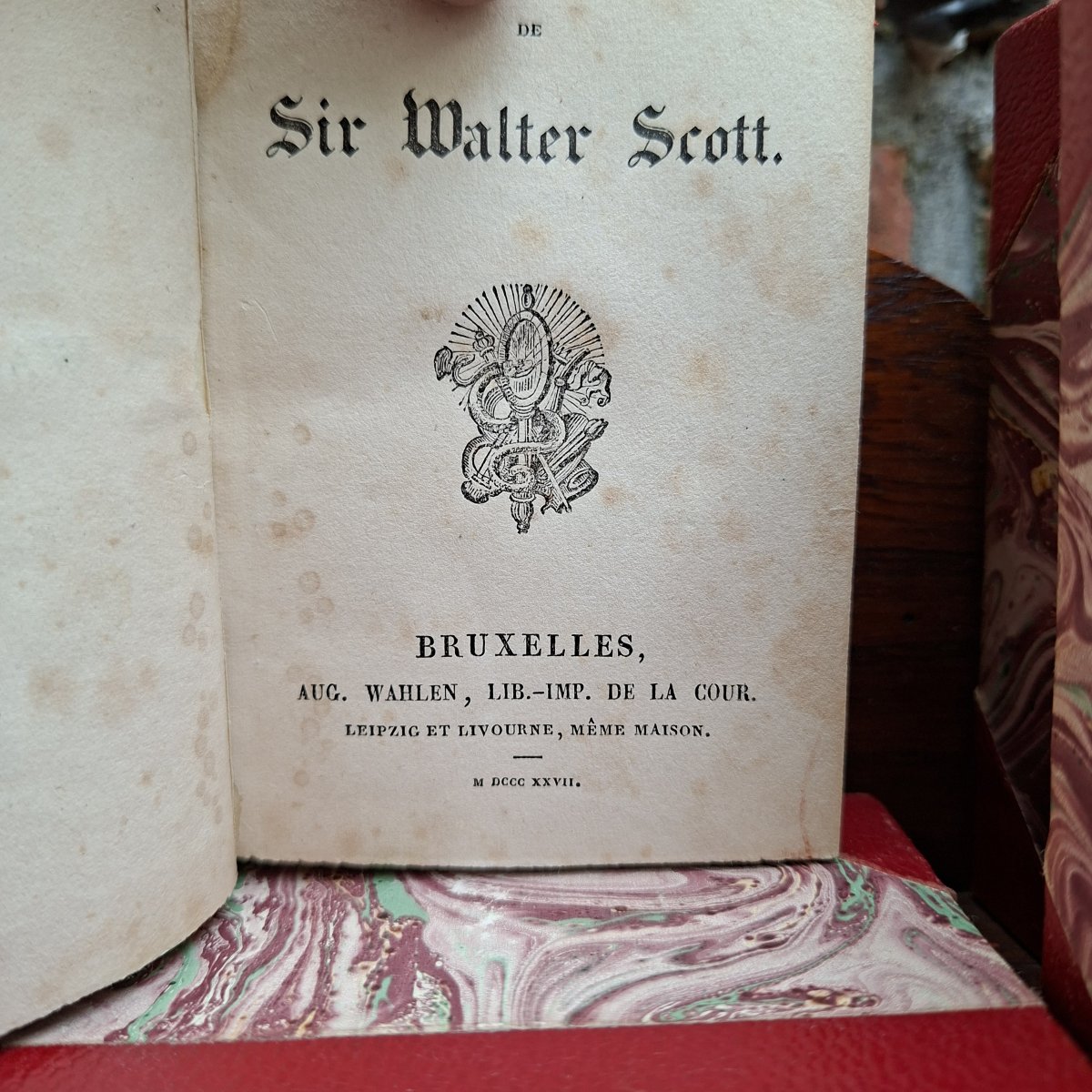 petits livres abondants de Walter Scott, 1827-photo-2