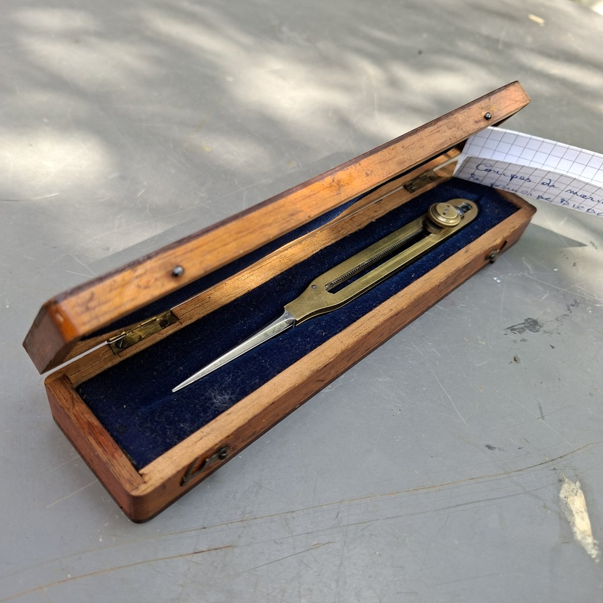 Highly Accurate Brass And Steel Marine Protractor With A Reduction Mechanism-photo-4