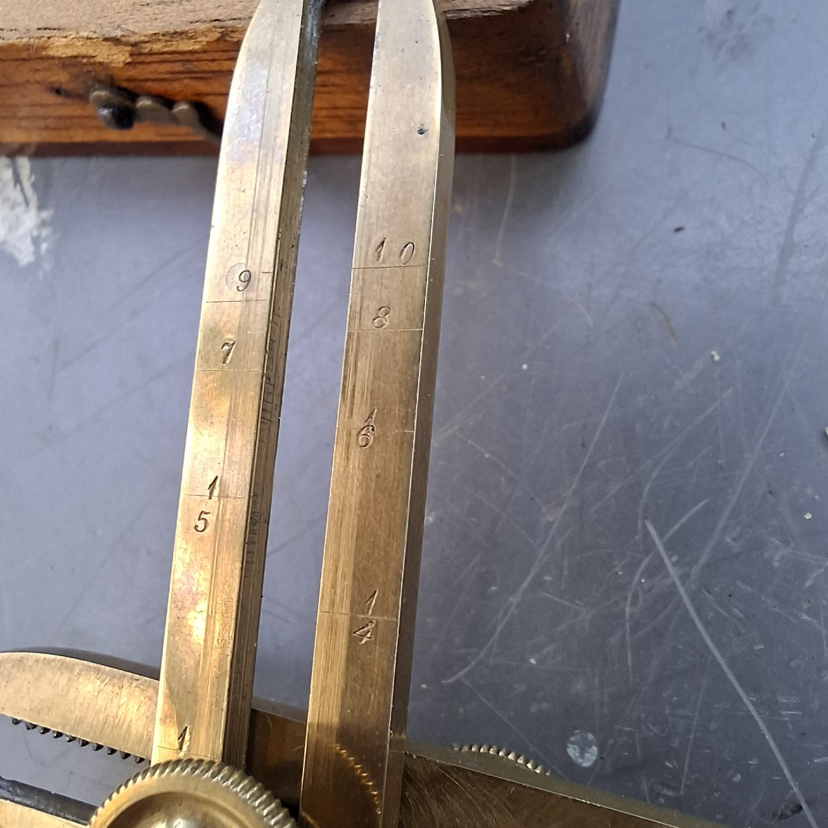Highly Accurate Brass And Steel Marine Protractor With A Reduction Mechanism-photo-5