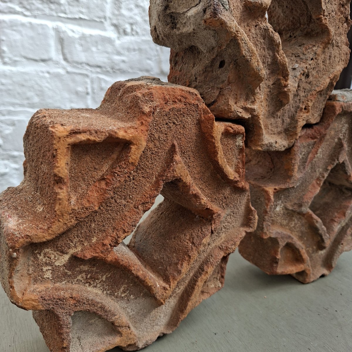 Three Bricks Of Tuscan Renaissance Trellises -photo-3