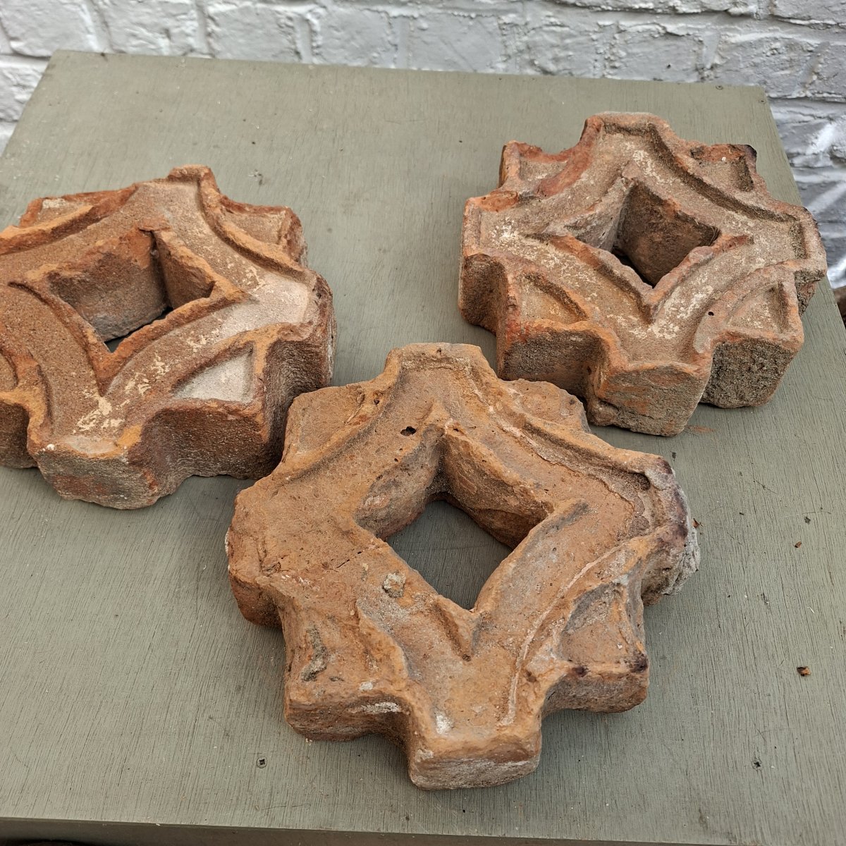 Three Bricks Of Tuscan Renaissance Trellises -photo-1