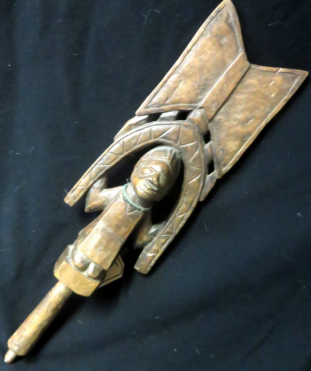  Sceptre Shango Yoruba ... authentique-photo-2
