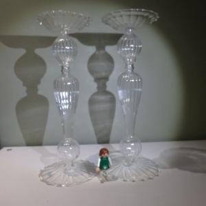 Pair Of Murano Candlesticks