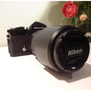 Nikormat And Zoon Nikkor 70-300 Film Camera