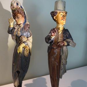 caricatures XIXe Bougeoirs Cocasses En Couple