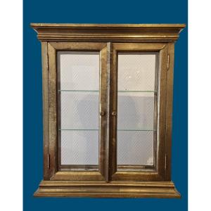 Perfumer's Display Case In Brass And Gold