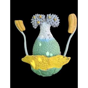 coupe de fleur en  latex naturel didactique