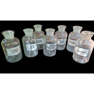 ENSEMBLE DE GROS    FLACONS EMERIS PHARMACEUTIQUES EMAILLES