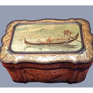 Venise 1887 boite Huntley Palmers 