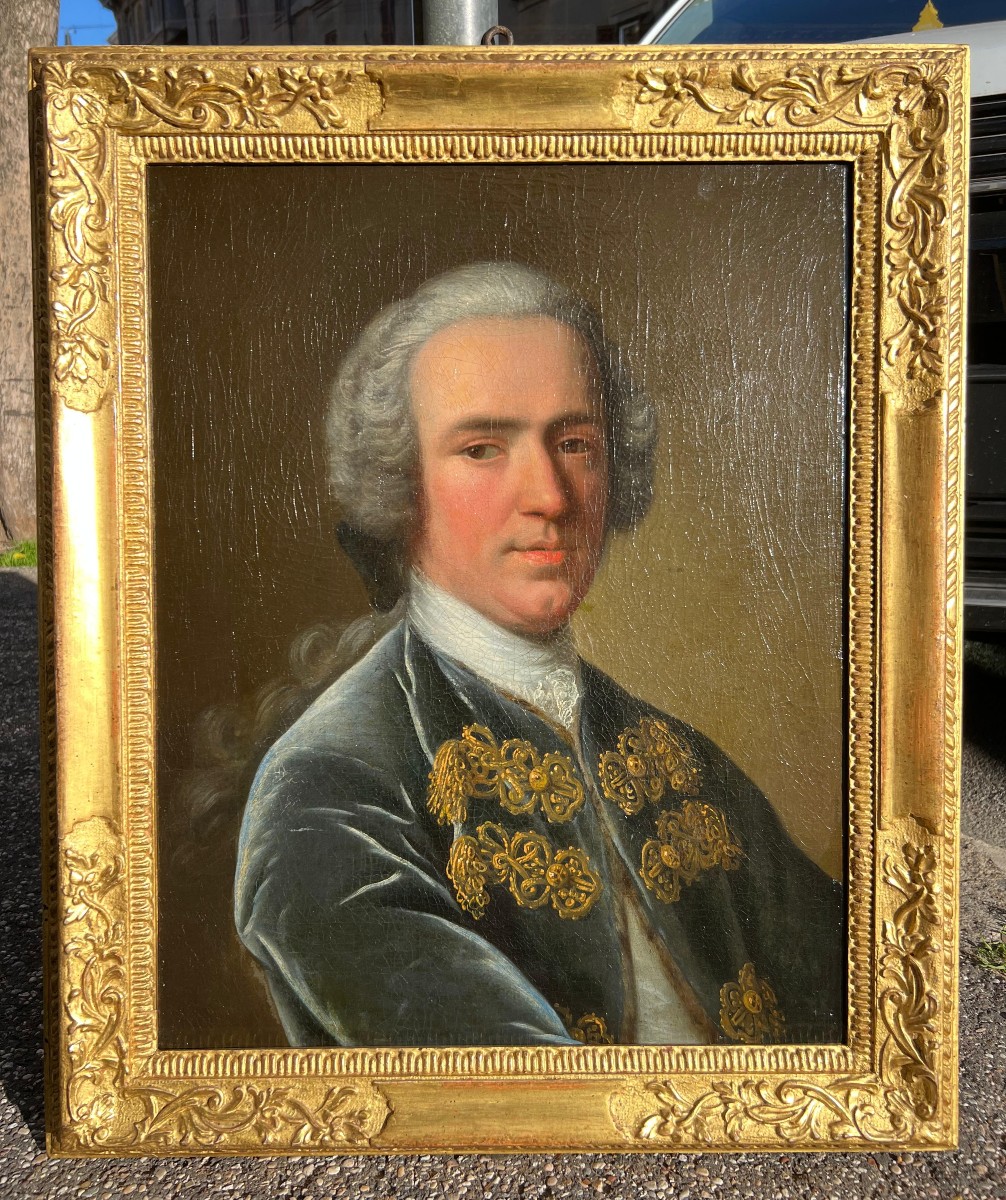 Portrait Of A Gentleman From The French School. Louis XVI Period