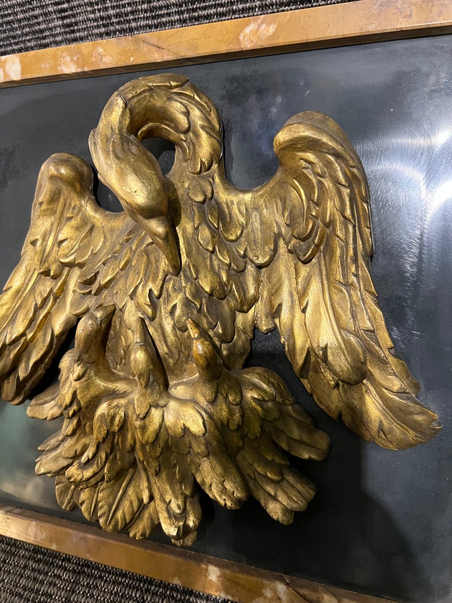 Gilt Wood High Relief. Sicilian Baroque, 18th Century-photo-4