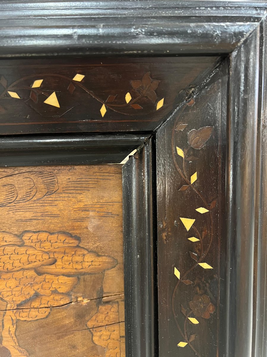 Inlaid Decorative Panel. Lombardy, Early 19th Century.-photo-4