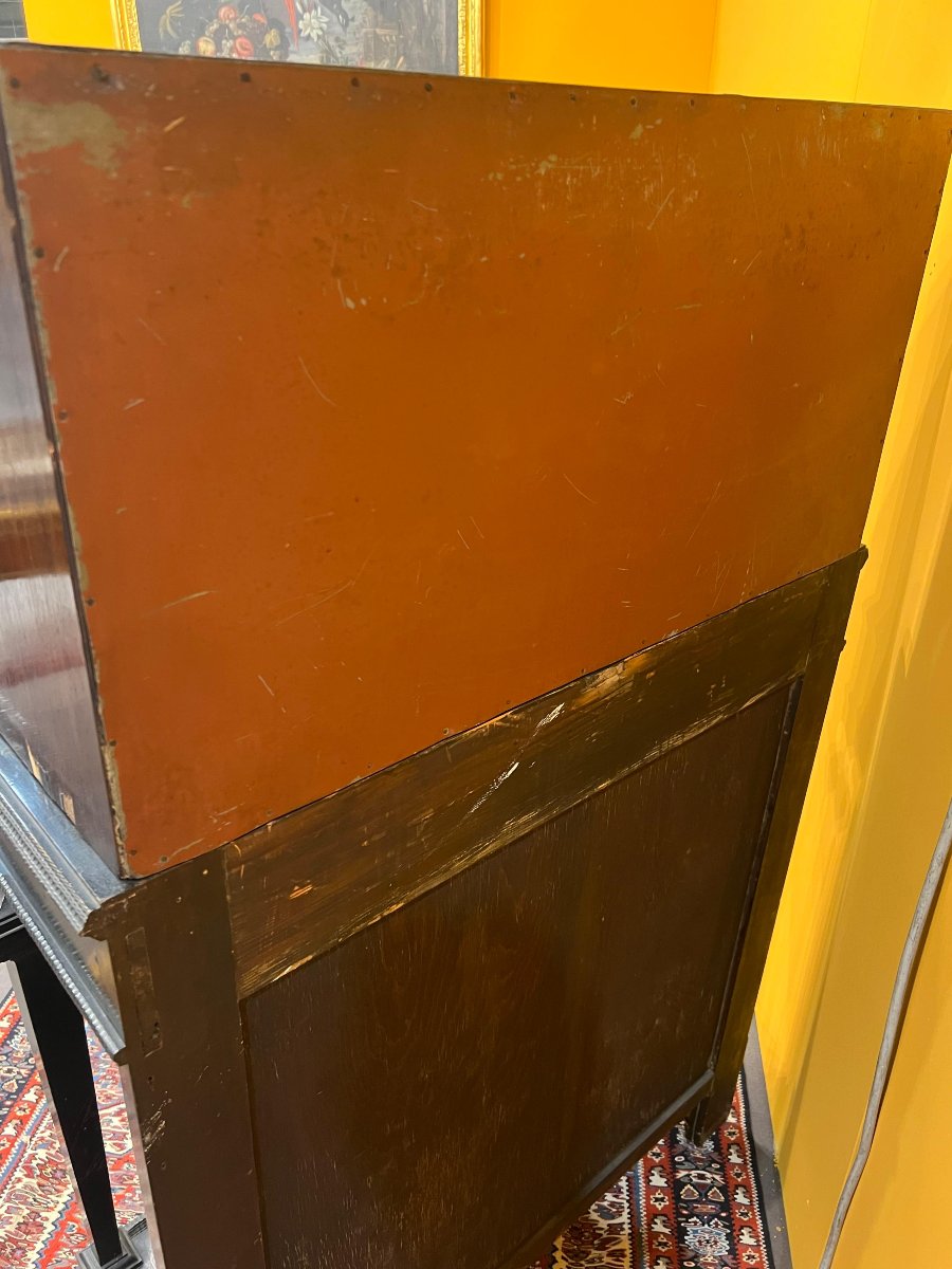 Cabinet With Paintings Under Glass. Italy, Mid-18th Century.-photo-4