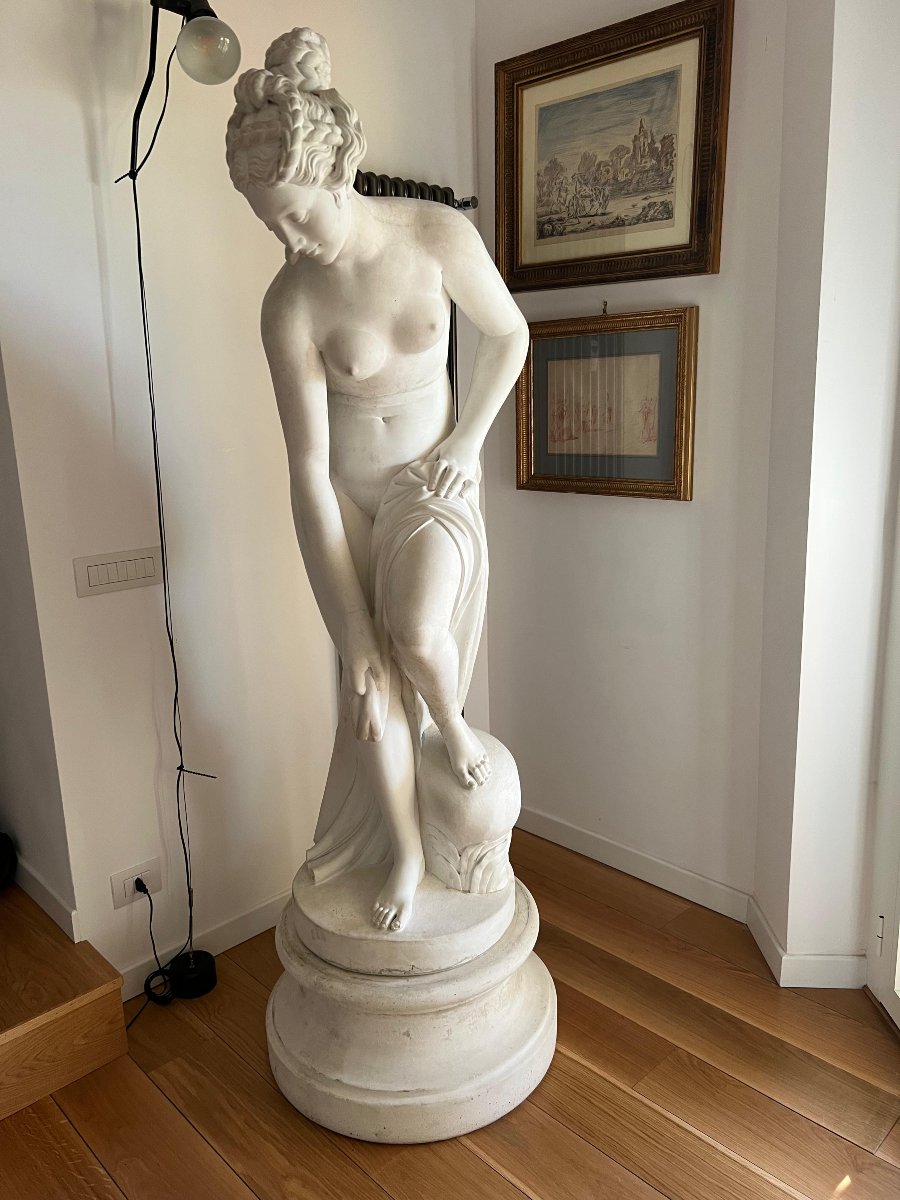 Plaster Sculpture Depicting Venus. Italy, Late 19th Century.-photo-1