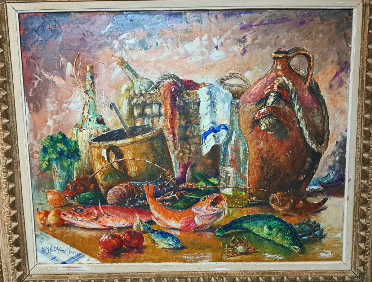  Victor  Bruzac peinture huile sur toile 