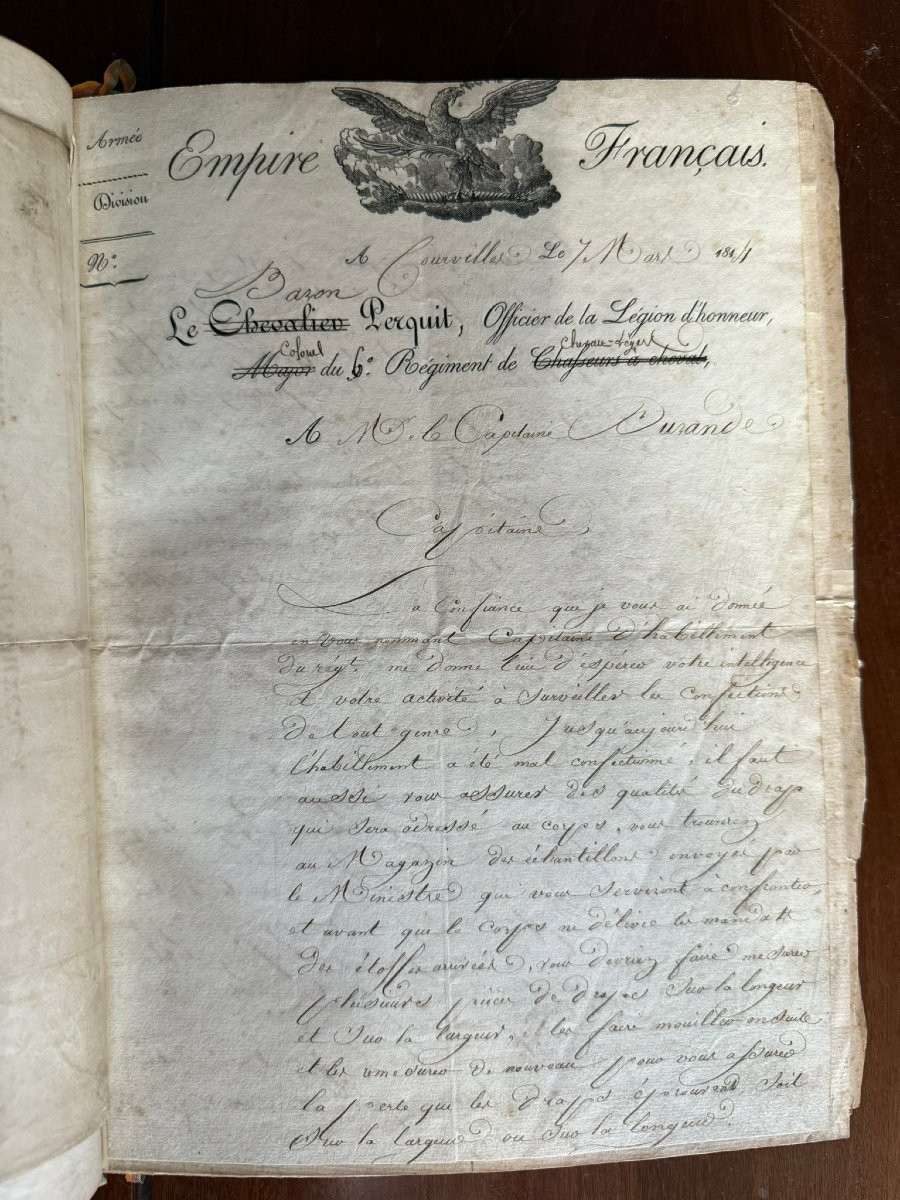 Empire And Restoration Cavalier Diploma Set-photo-3