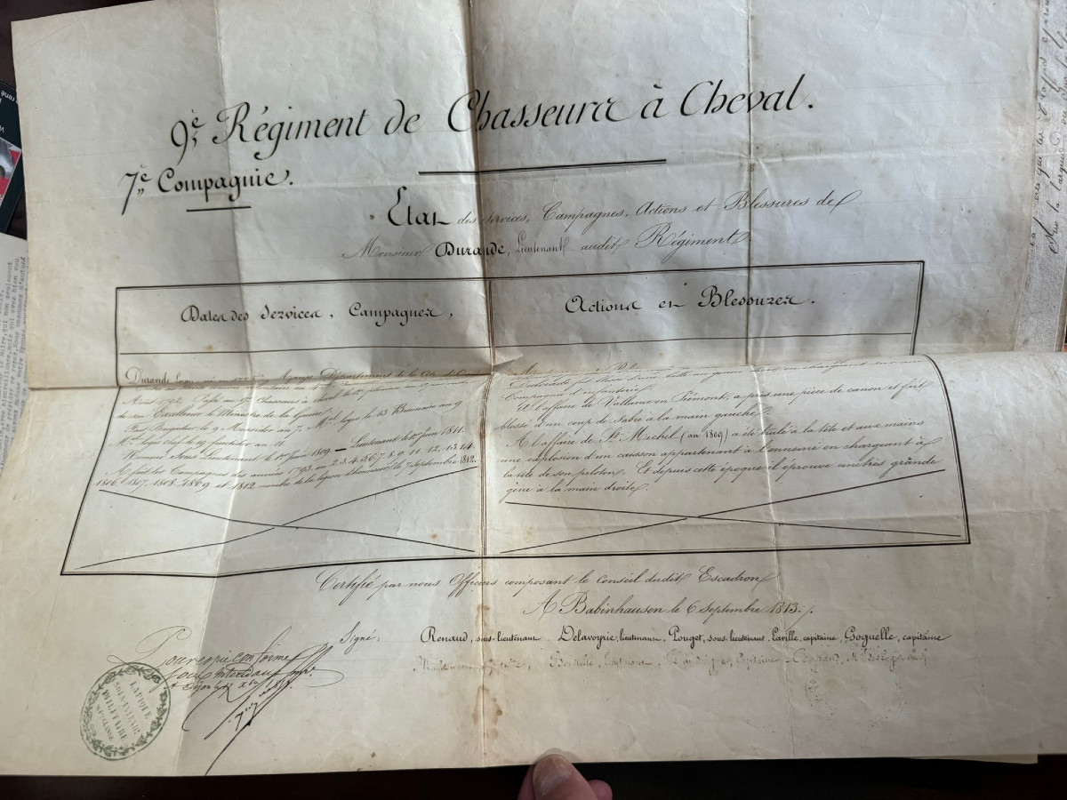 Empire And Restoration Cavalier Diploma Set