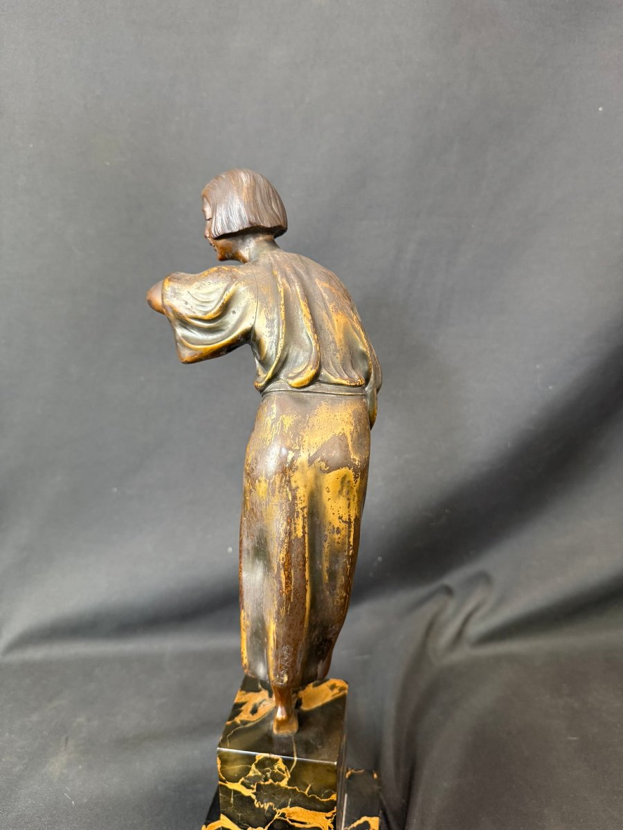 Art Deco Bronze Samuel Lipckytz (1880-1943)-photo-4