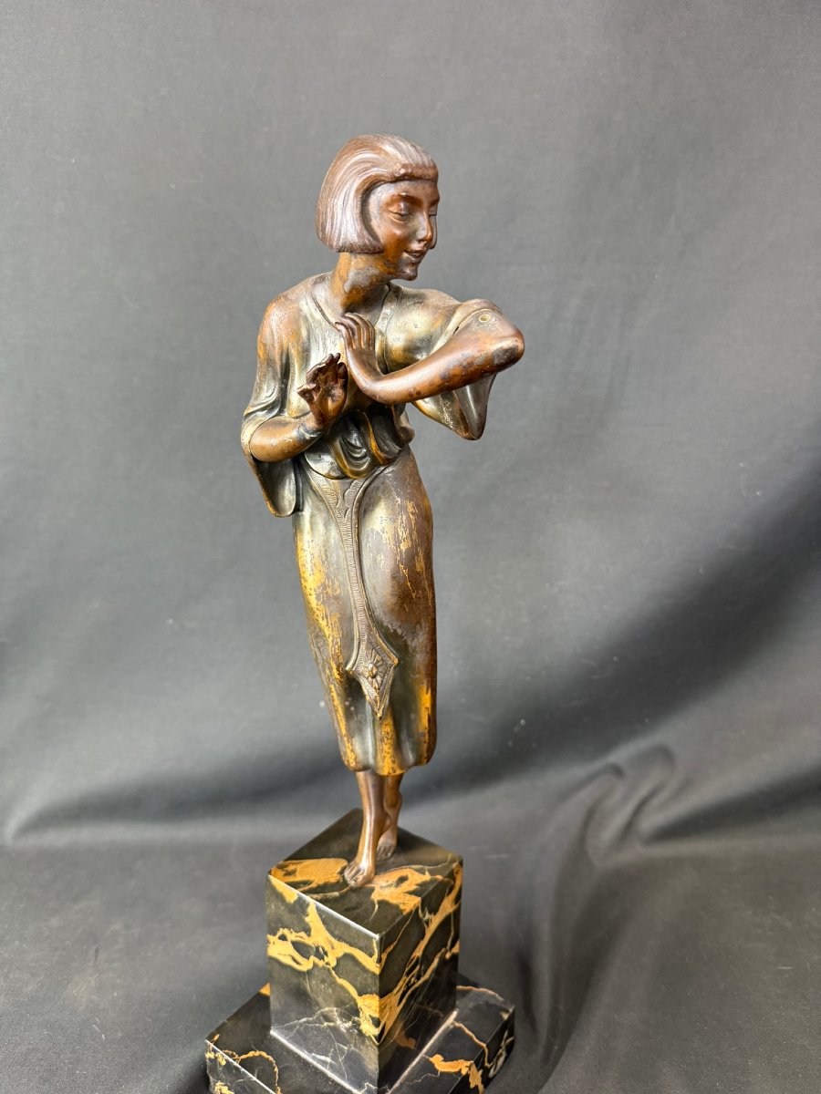 Art Deco Bronze Samuel Lipckytz (1880-1943)-photo-1