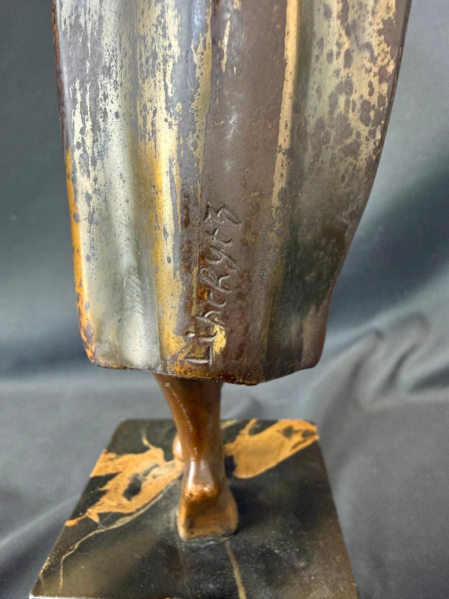 Art Deco Bronze Samuel Lipckytz (1880-1943)-photo-2