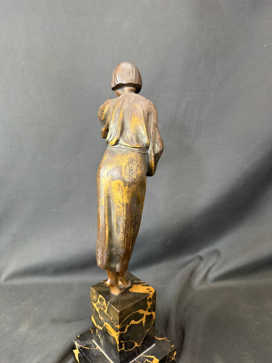 Art Deco Bronze Samuel Lipckytz (1880-1943)-photo-3